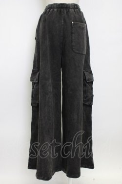 画像2: REFLEM / ヘビーワイドスウェットパンツ  黒 T-26-02-17-030-PU-PA-SA-ZT