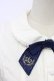 画像3: Secret Honey / クラウン刺繍リボンタイブラウス  アイボリーＸ青 T-26-02-17-005-CA-BL-SA-ZT567 (3)