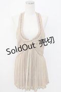 axes femme / ホルターロングベスト  アイボリー T-26-02-17-008-AX-TO-SA-ZT567