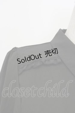 画像3: axes femme / カメオ×ジャボブローチ付ブラウス L 黒 T-26-02-17-011-AX-BL-SA-ZT551