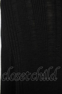 画像3: axes femme / 襟デザインロングカーデ  黒 T-26-02-17-012-AX-TO-SA-ZT