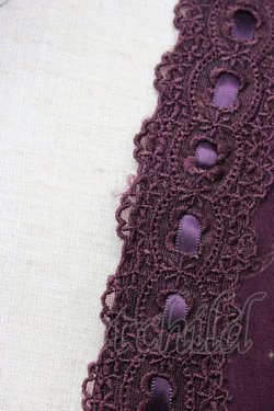 画像5: axes femme / 裾2WAYメルヘン柄ワンピース M ワイン T-26-02-17-014-AX-OP-SA-ZT