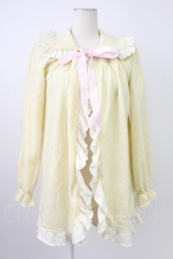 画像1: Nile Perch / フリルリボンジャケット  生成り T-26-02-18-017-LO-JA-SA-ZT