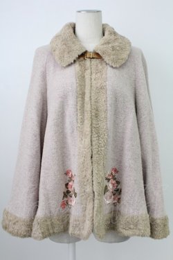 画像1: PINK HOUSE / オールドローズ刺繍ジャケット  ピンク T-26-02-18-018-LO-OP-SA-ZT