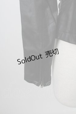 画像4: Emily Temple cute / ラムレザースカラップブルゾン  黒 T-26-02-18-019-ET-JA-SA-ZT510