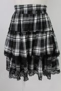 VOLCAN&APHRODITE / チェックスカート  黒チェック T-26-02-18-021-PU-SK-SA-ZT