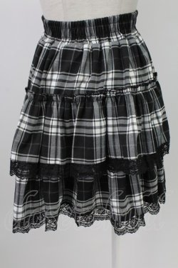 画像2: VOLCAN&APHRODITE / チェックスカート  黒チェック T-26-02-18-021-PU-SK-SA-ZT