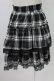 画像2: VOLCAN&APHRODITE / チェックスカート  黒チェック T-26-02-18-021-PU-SK-SA-ZT (2)