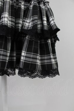 画像4: VOLCAN&APHRODITE / チェックスカート  黒チェック T-26-02-18-021-PU-SK-SA-ZT