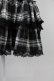画像4: VOLCAN&APHRODITE / チェックスカート  黒チェック T-26-02-18-021-PU-SK-SA-ZT (4)