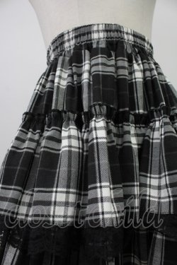 画像5: VOLCAN&APHRODITE / チェックスカート  黒チェック T-26-02-18-021-PU-SK-SA-ZT