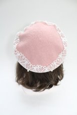 画像1: m petit by misako / TT*AMレースBベレー  ピンク T-26-02-18-029-LO-AC-SA-ZT511 (1)