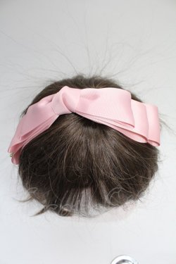 画像1: m petit by misako / NINA'sコラボ AM*NIリボンカチューシャ  ピンク T-26-02-18-031-LO-AC-SA-ZT