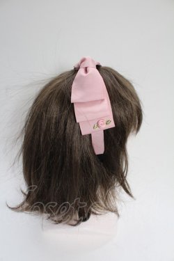 画像2: m petit by misako / NINA'sコラボ AM*NIリボンカチューシャ  ピンク T-26-02-18-031-LO-AC-SA-ZT