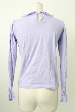 画像2: Nile Perch / 流れ星ワッペン襟カットソー  ラベンダー T-26-02-18-001-LO-TO-SA-ZT