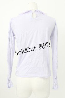 画像2: Nile Perch / 流れ星ワッペン襟カットソー  ラベンダー T-26-02-18-001-LO-TO-SA-ZT570