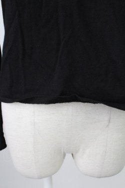 画像8: Nile Perch / 流れ星ワッペン襟カットソー  黒Ｘラベンダー T-26-02-18-003-LO-TO-SA-ZT