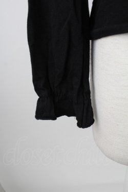 画像9: Nile Perch / 流れ星ワッペン襟カットソー  黒Ｘラベンダー T-26-02-18-003-LO-TO-SA-ZT