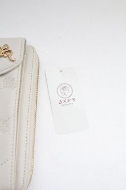 画像3: axes femme / 花モチーフキルトポシェット  キナリ T-26-02-18-039-AX-BG-SA-ZT