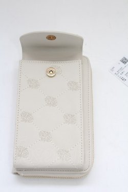 画像4: axes femme / 花モチーフキルトポシェット  キナリ T-26-02-18-039-AX-BG-SA-ZT