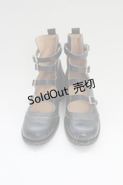 画像2: Jane Marple / 4連ストラップシューズ L ネイビー T-26-02-18-040-JM-SH-SA-ZT