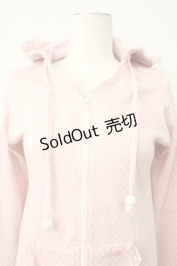 画像4: MILK / ドットパーカー  ピンクＸ白 T-26-02-18-007-ML-TO-SA-ZT