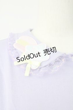 画像5: Nile Perch / 流れ星ワッペン襟カットソー  ラベンダー T-26-02-18-001-LO-TO-SA-ZT570