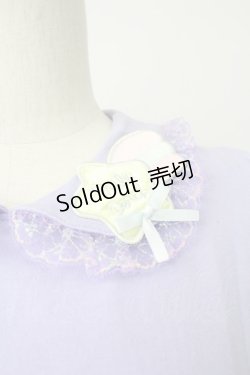 画像6: Nile Perch / 流れ星ワッペン襟カットソー  ラベンダー T-26-02-18-001-LO-TO-SA-ZT570