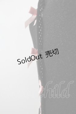 画像4: Emily Temple cute / ラメリボンニットカーディガン  黒ラメＸピンク T-26-02-18-010-ET-TO-SA-ZT