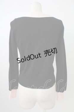 画像2: MILK / カラフルリボンニットトップス  黒Ｘカラフル T-26-02-18-011-ML-TO-SA-ZT570