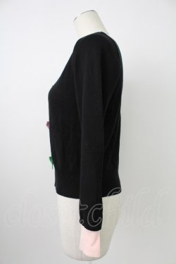画像3: MILK / カラフルリボンニットトップス  黒Ｘカラフル T-26-02-18-011-ML-TO-SA-ZT