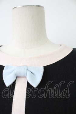 画像4: MILK / カラフルリボンニットトップス  黒Ｘカラフル T-26-02-18-011-ML-TO-SA-ZT