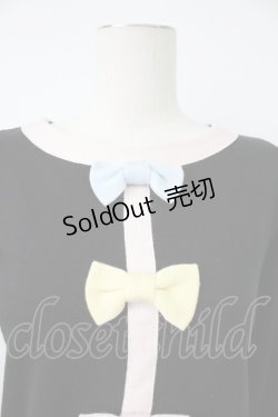 画像5: MILK / カラフルリボンニットトップス  黒Ｘカラフル T-26-02-18-011-ML-TO-SA-ZT570