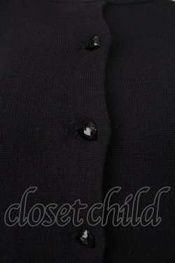 画像6: MILK / ハートポケットカーディガン  黒 T-26-02-18-012-ML-TO-SA-ZT