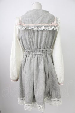 画像2: LIZ LISA / セーラー衿ワンピース   グレーＸピンクＸアイボリー T-26-02-18-013-LO-OP-SA-ZT