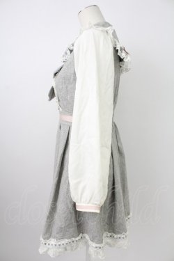 画像4: LIZ LISA / セーラー衿ワンピース   グレーＸピンクＸアイボリー T-26-02-18-013-LO-OP-SA-ZT