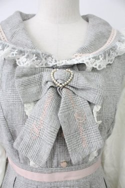 画像7: LIZ LISA / セーラー衿ワンピース   グレーＸピンクＸアイボリー T-26-02-18-013-LO-OP-SA-ZT