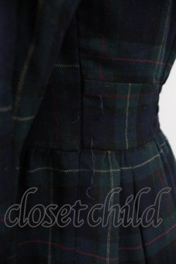 画像4: Secret Honey / チェックセーラーワンピース  グリーンＸネイビー T-26-02-18-014-CA-OP-SA-ZT