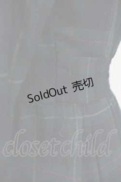画像4: Secret Honey / チェックセーラーワンピース  グリーンＸネイビー T-26-02-18-014-CA-OP-SA-ZT