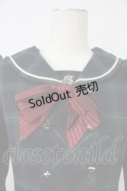 画像6: Secret Honey / チェックセーラーワンピース  グリーンＸネイビー T-26-02-18-014-CA-OP-SA-ZT