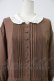 画像5: INGEBORG / フロントピンタックワンピース  ブラウン T-26-02-18-015-LO-OP-SA-ZT (5)