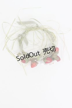 画像2: WONDERFUL WORLD / いちごリースブローチ  赤Ｘ緑 T-26-02-19-034-LO-AC-SA-ZT