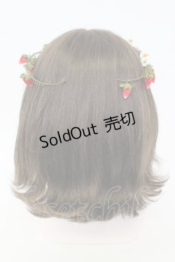 画像3: PINK HOUSE / いちごお花蔓  緑Ｘ赤 T-26-02-19-036-LO-AC-SA-ZT