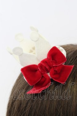 画像3: Shirley Temple / 王冠ミニヘアパッチン  白 T-26-02-19-037-ET-AC-SA-ZT