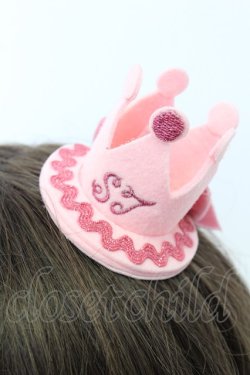 画像2: Shirley Temple / 王冠ミニヘアパッチン  ピンク T-26-02-19-038-ET-AC-SA-ZT