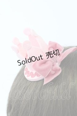 画像3: Shirley Temple / 王冠ミニヘアパッチン  ピンク T-26-02-19-038-ET-AC-SA-ZT486