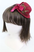 Amavel / ギアモチーフミニHAT  ボルドー T-26-02-19-040-CA-AC-SA-ZT