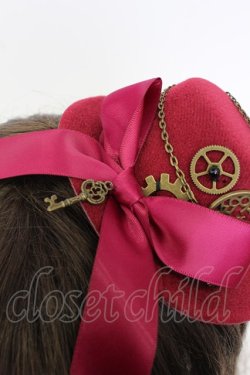 画像3: Amavel / ギアモチーフミニHAT  ボルドー T-26-02-19-040-CA-AC-SA-ZT