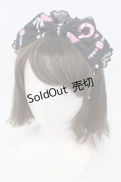 画像1: Angelic Pretty / Candy Ornamentカチューシャ  黒 T-26-02-19-041-AP-AC-SA-ZT