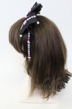 画像2: Angelic Pretty / Candy Ornamentカチューシャ  黒 T-26-02-19-041-AP-AC-SA-ZT